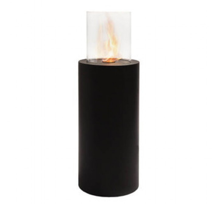 Fireside America Torch Pedestal Fire With Glass Cylinder