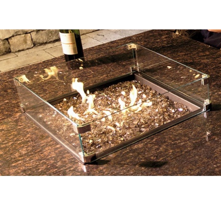 Firetainment Glass Wind Guard