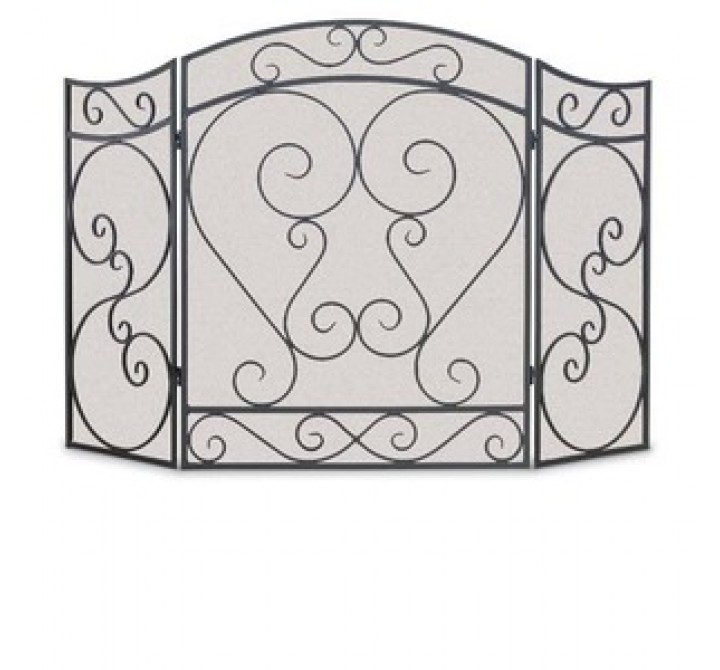 Fireside America Napa Forge 3 Panel Country Scroll Screen