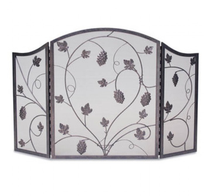 Fireside America Napa Forge 3 Panel Grapevine Screen
