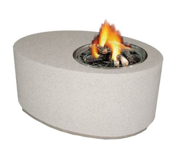 Fireside America Oval Gas Fire Pit - LP