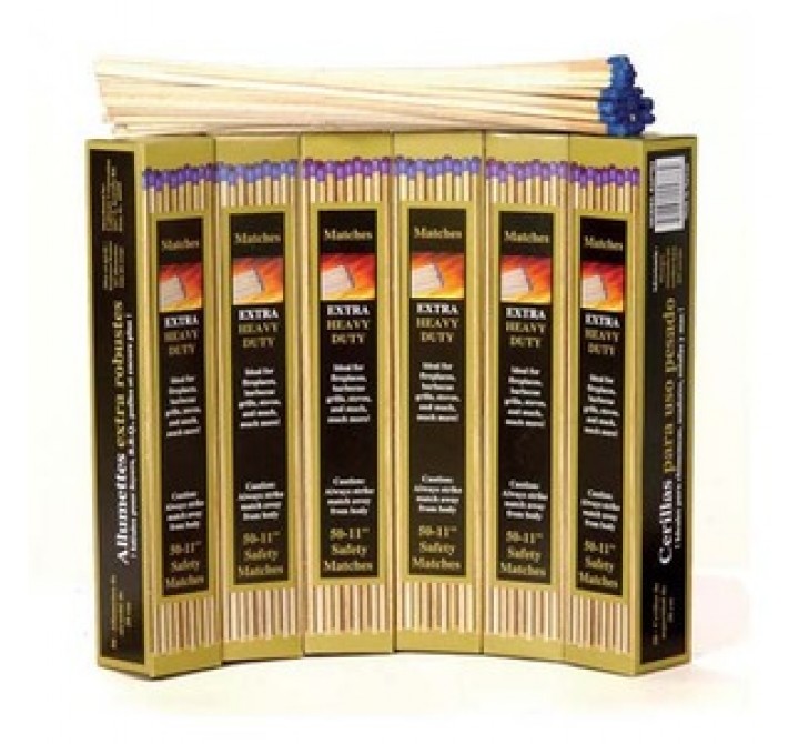 Fireside America Box of Matches - 50 Matches Per Box - Case of 12 Boxes