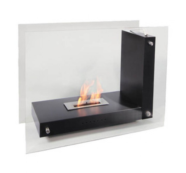 Fireside America Allure Glass Free Standing See Thru Fireplace