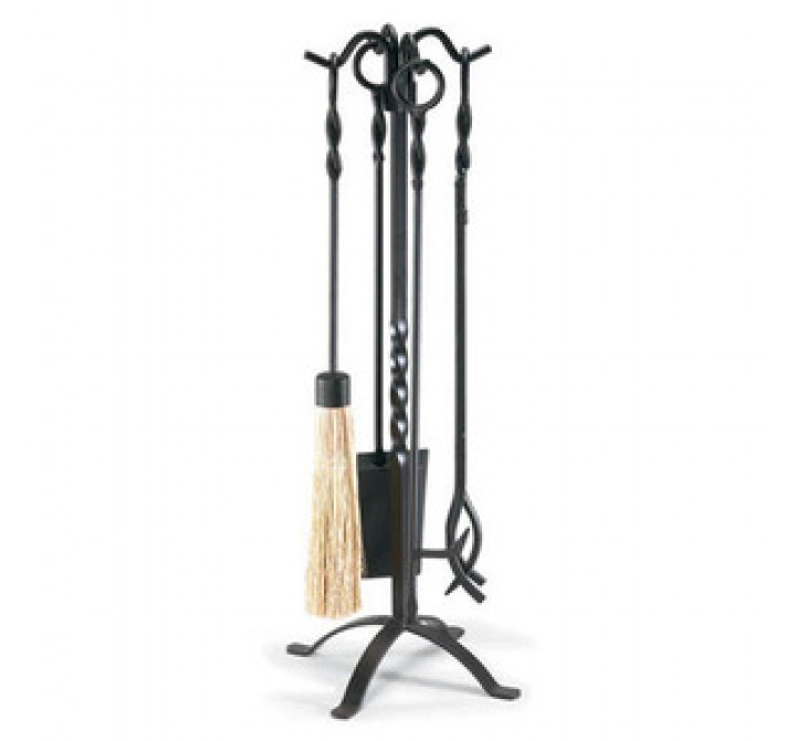 Fireside America Napa Forge 5 Piece Black Twirl Toolset