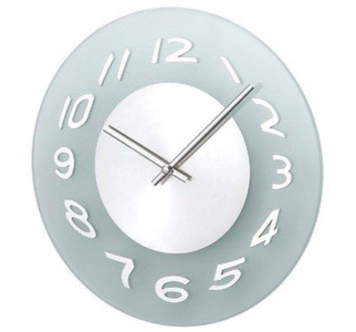 Stilnovo Verichron Aluminum Frosted Wall Clock
