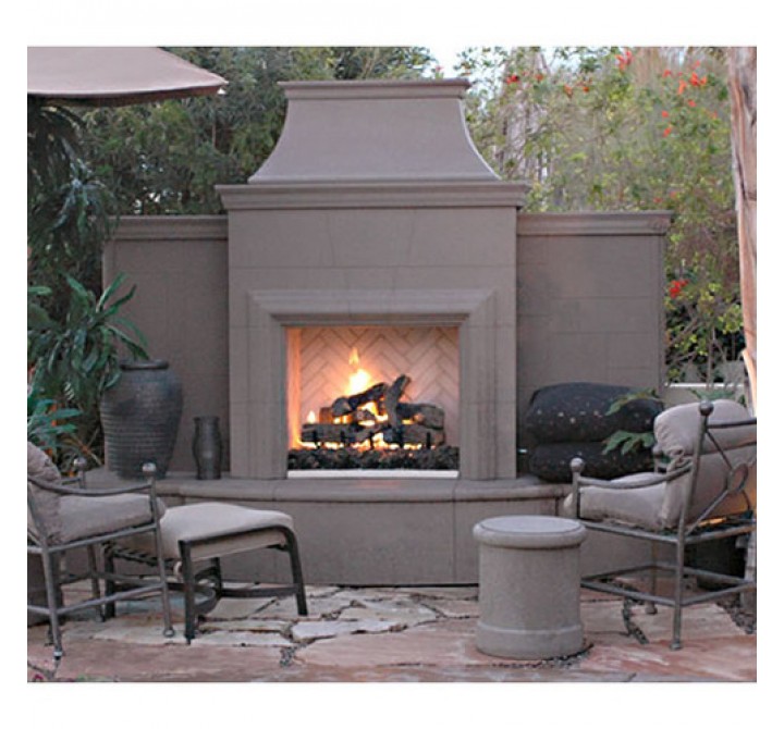 American Fyre Designs Grand Petite Cordova Outdoor Fireplace
