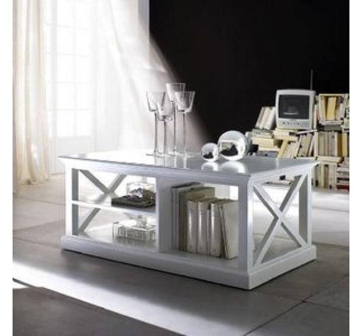 Nova Solo HALIFAX White Mahogany Coffee Table