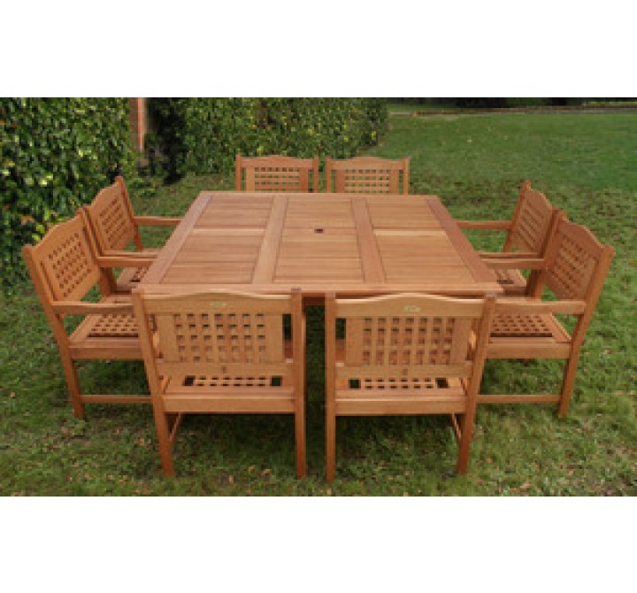 International Home Miami Amazonia Milano Square Porto Table Set