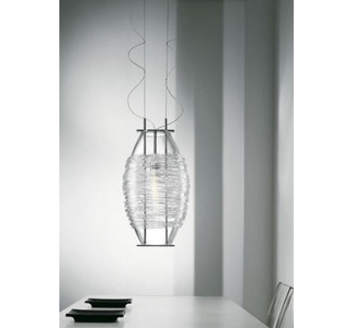Illuminating Experiences Oty Series Incandescent Glass Pendant - KIOTOS