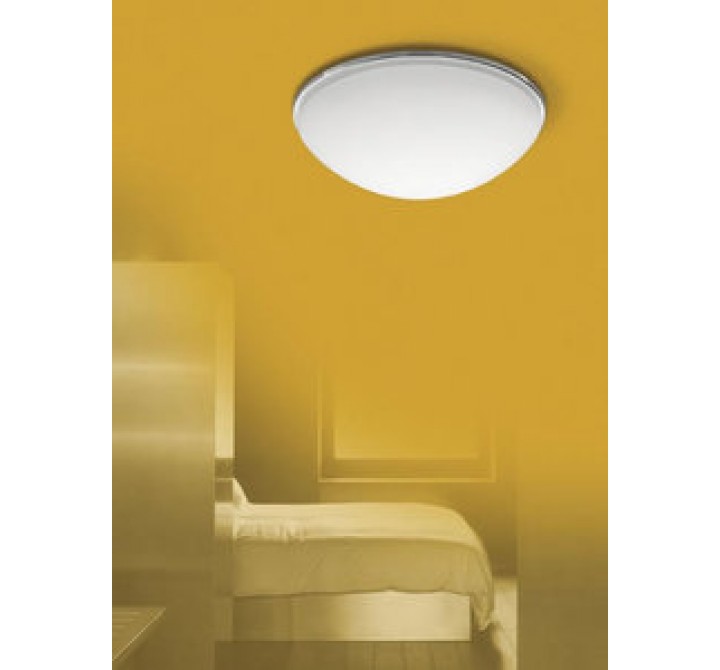 Illuminating Experiences Meltemi Series Opal and White Large Ceiling Light - M2558