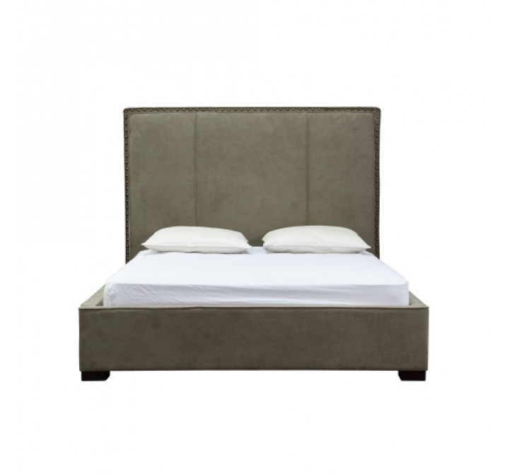 Diamond Sofa Joyce Upholstered California King Bed with Nail Head Accents