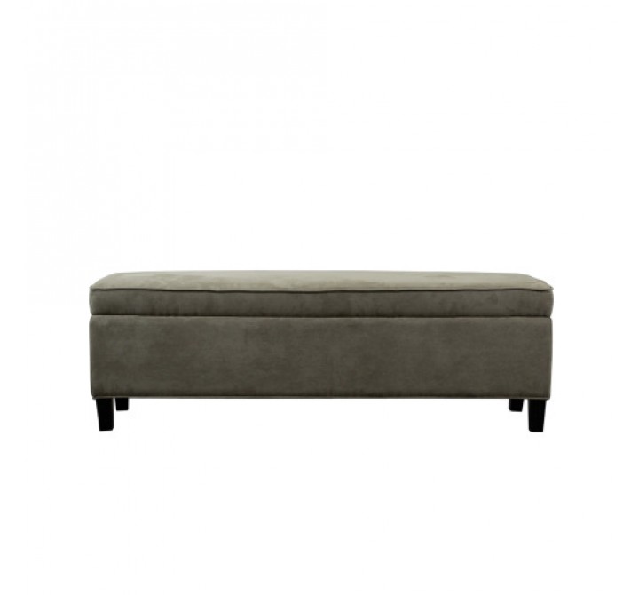 Diamond Sofa Joyce Lift-Top Storage Trunk in Mint Microfiber