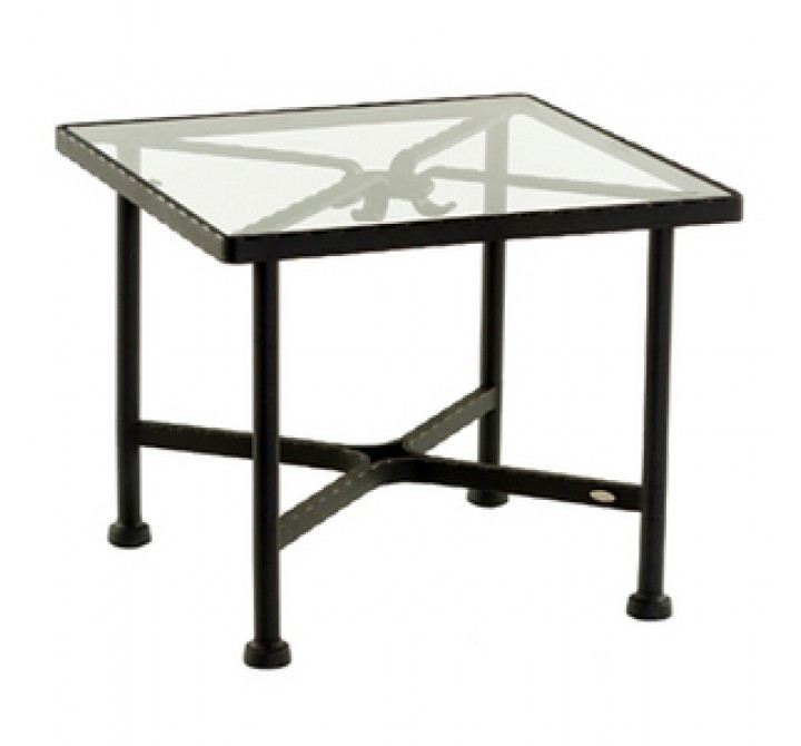 Sifas In-Outdoor Kross Side Table Incl. Glass Top