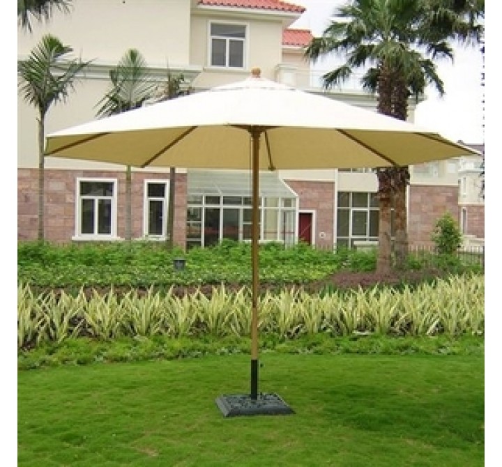 Lanza 13' Auto Lock Market Umbrella - Natural