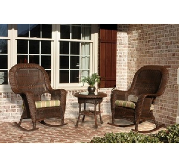 Tortuga Outdoor 2 Sea Pines Rockers & Side Table Set