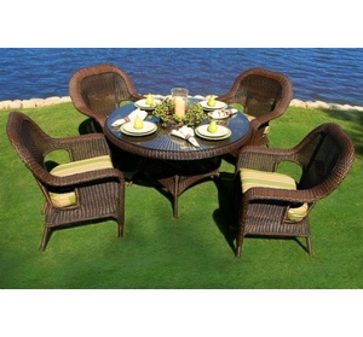 Tortuga Outdoor Sea Pines 5 Piece Dining Set