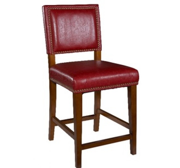 Linon Brook Red Counter Stool