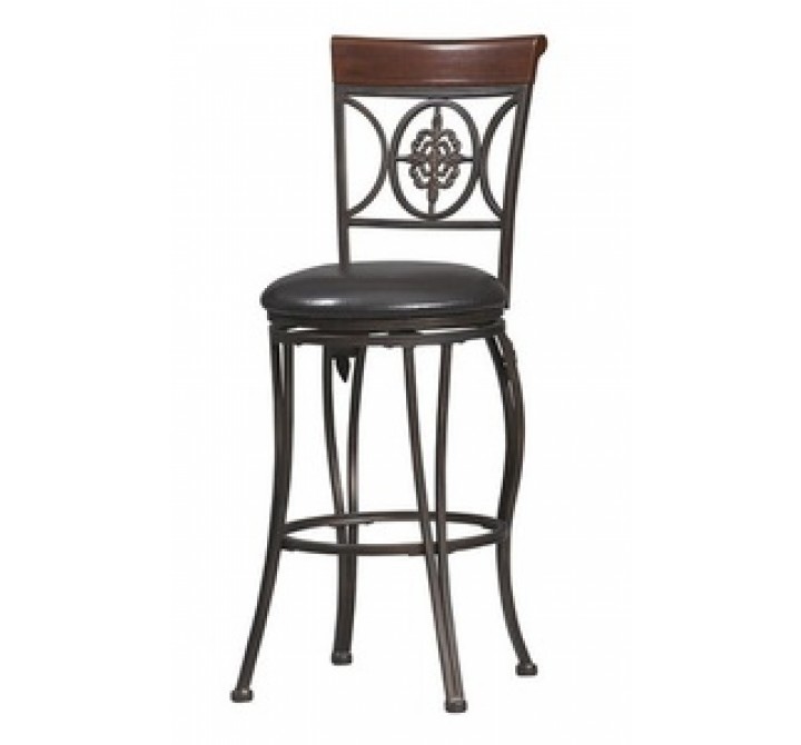 Linon Fleur De Lis Bar Stool
