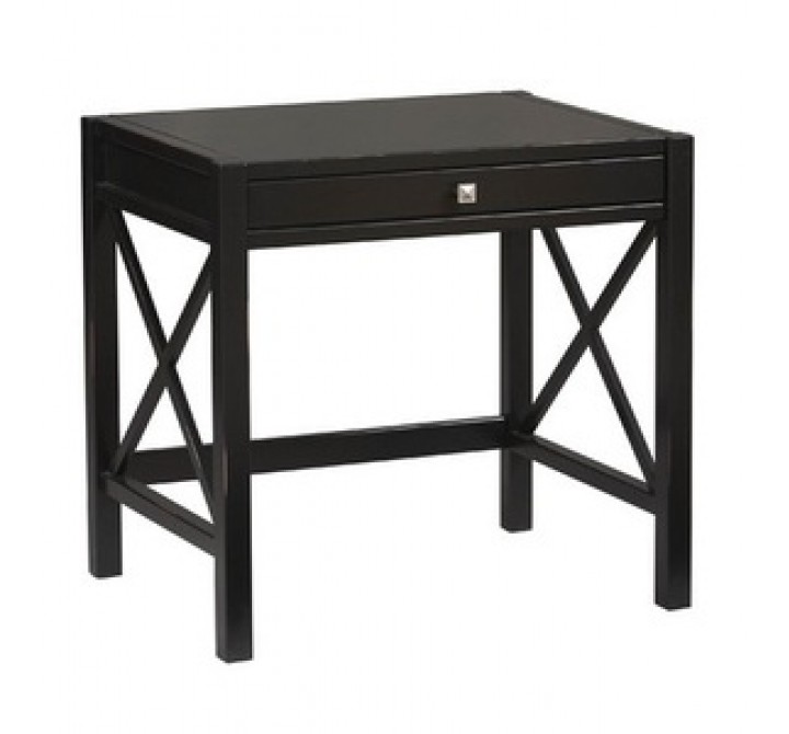 Linon Anna Laptop Desk Antique Black