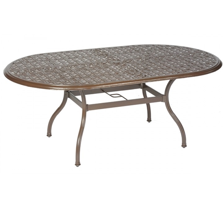 Meadow Decor 72" x 42" Oval Counter Height Table