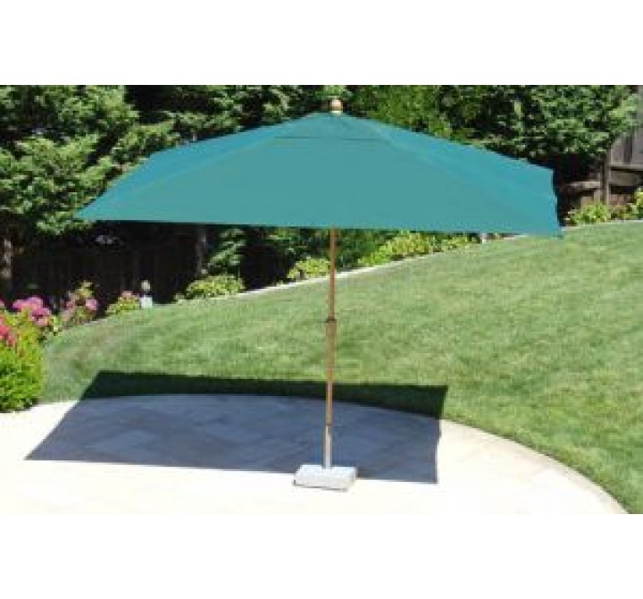 Lanza 8' x 11' Royal Rect. Market Umbrella - (Cover: Hunter Green)