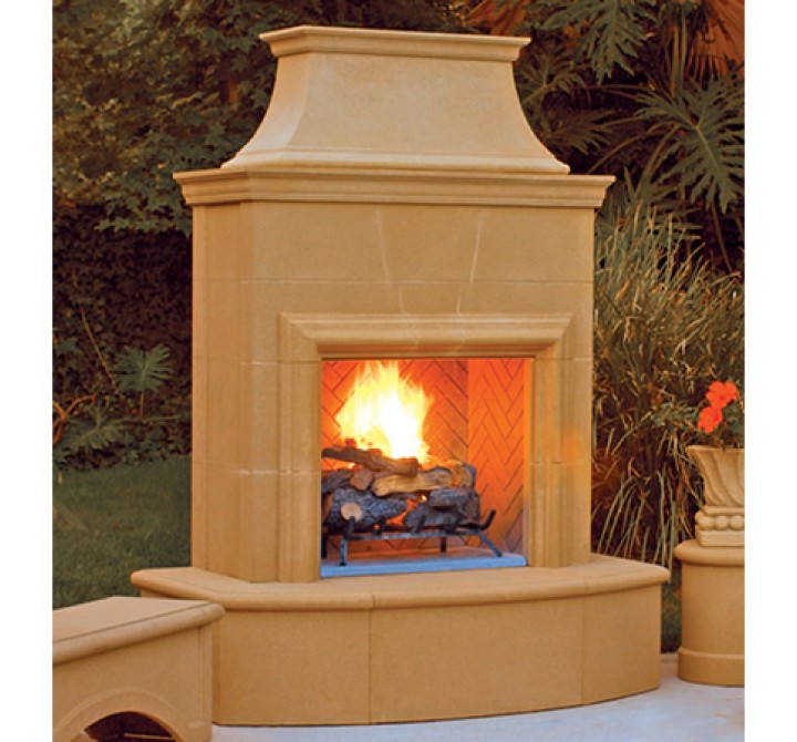 American Fyre Designs Petite Cordova Outdoor Fireplace