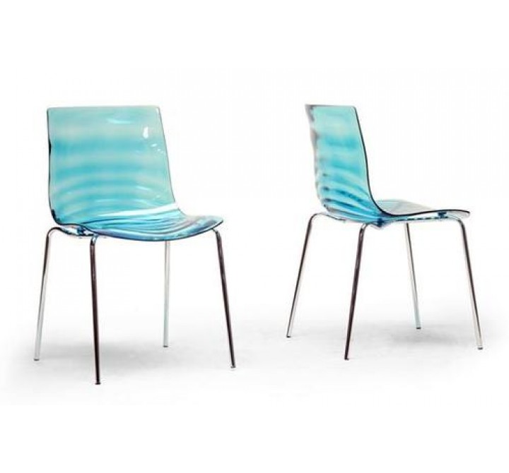 Baxton Studio Marisse Plastic Modern Dining Chair - Set of 2