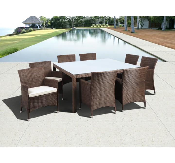 International Home Miami Atlantic Grand Liberty Square 9-pc Dining Set