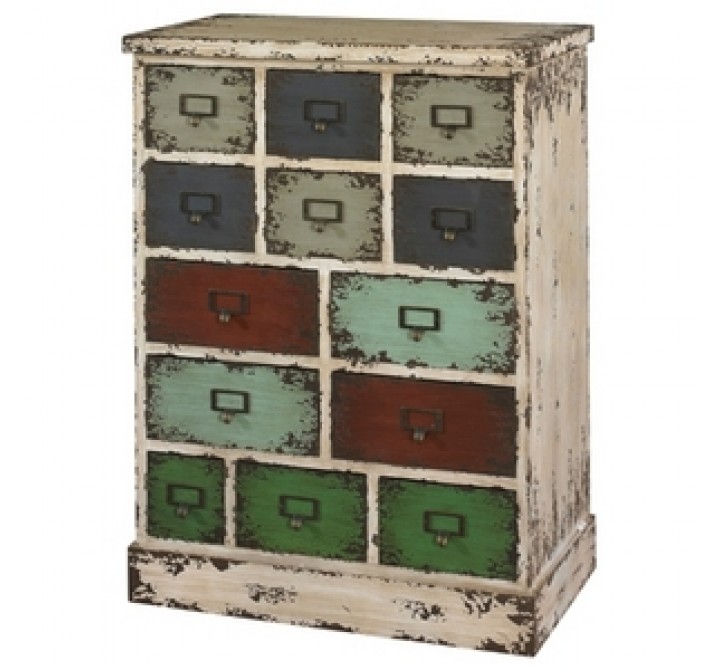 Powell Parcel 13 Drawer Cabinet