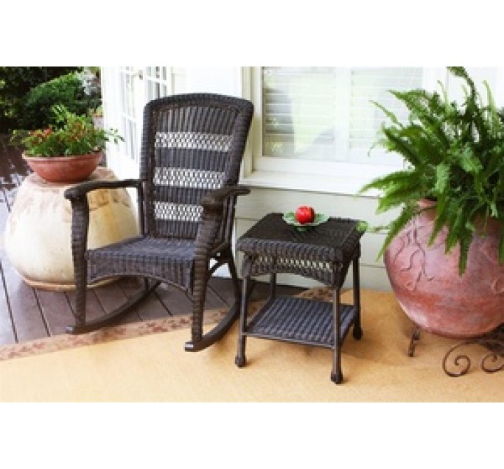 Tortuga Outdoor Portside Plantation Rocker Dark Roast