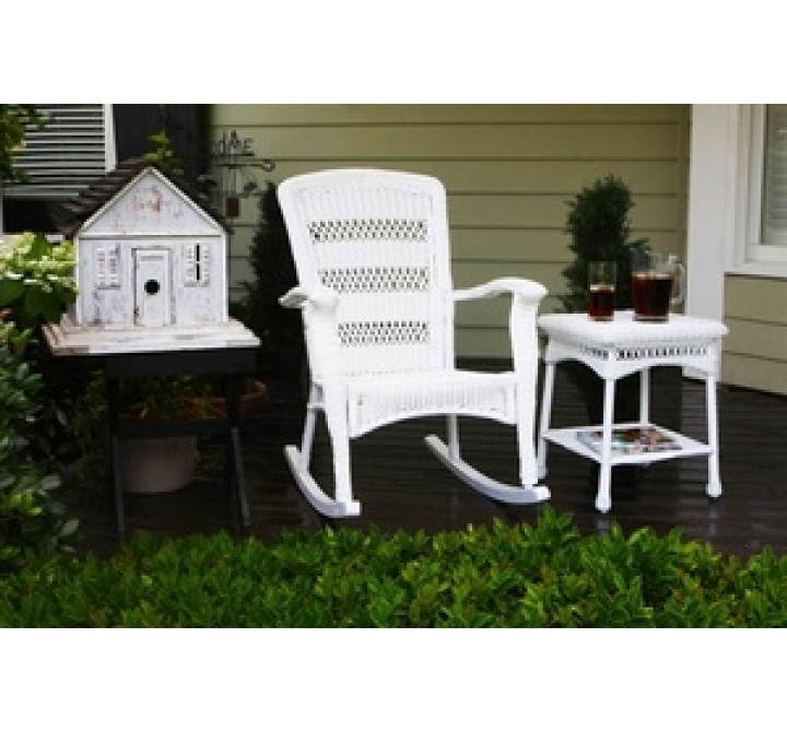 Tortuga Outdoor Portside Plantation Rocker White