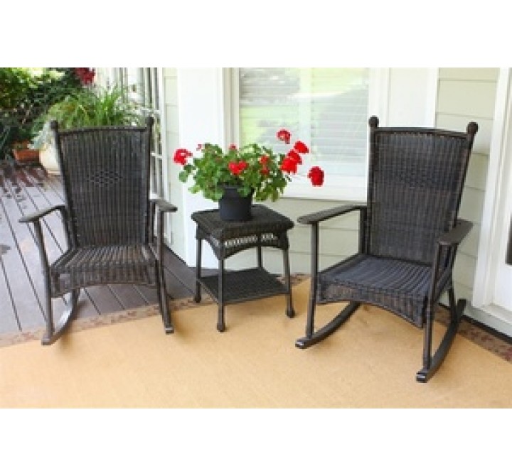 Tortuga Outdoor Portside Classic Rocker Set Dark Roast