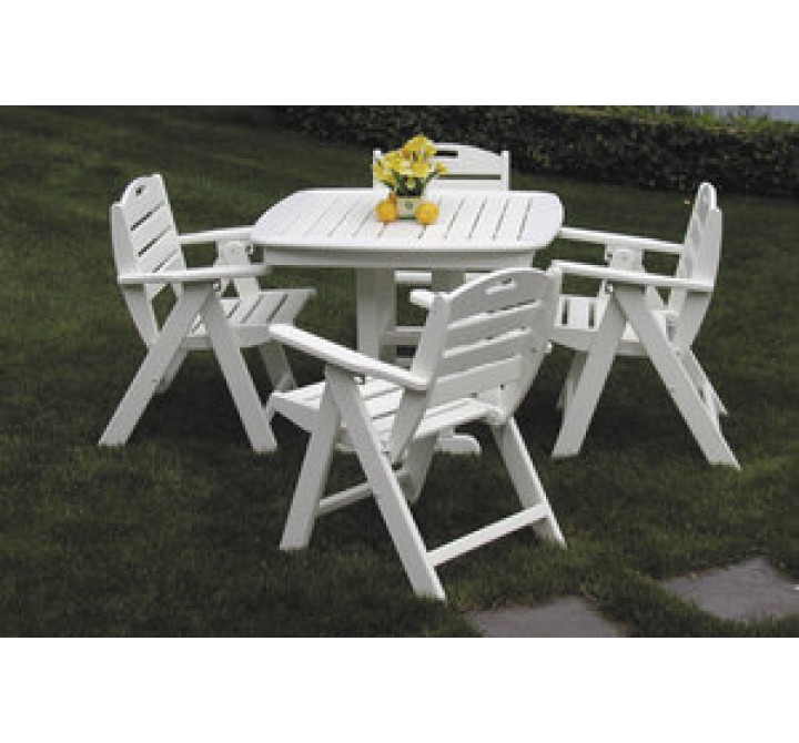 POLYWOOD¨ Nautical 5-Piece Dining Set