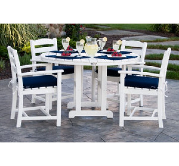 POLYWOOD¨ La Casa Cafe 5-Piece Dining Set with Cushions