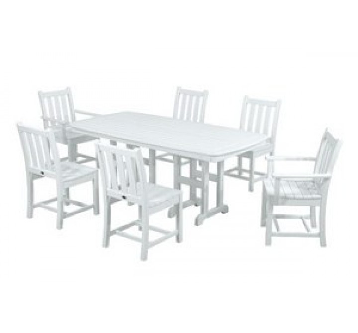 POLYWOOD¨ Traditional Garden 7-Piece Dining Set