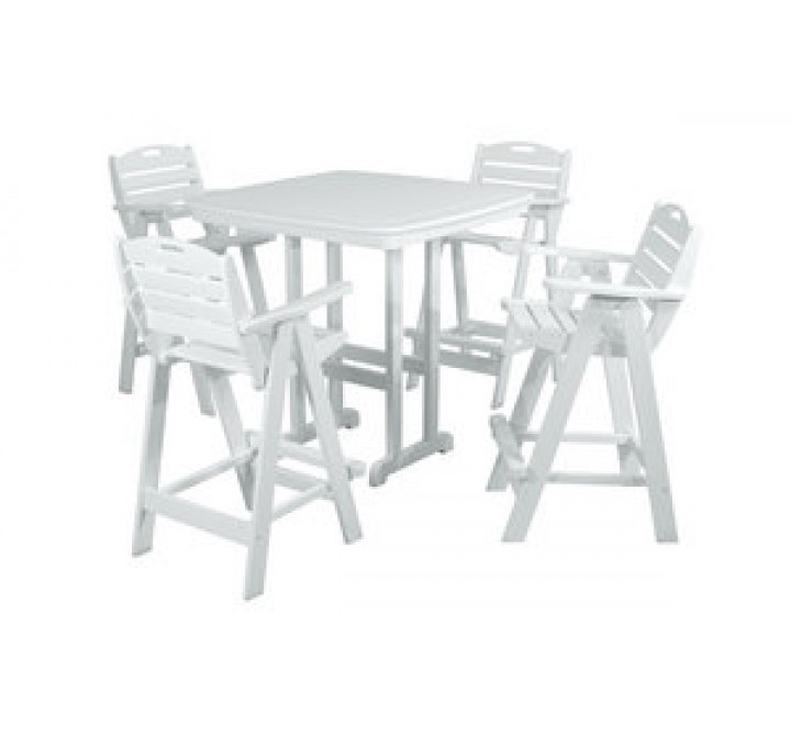 POLYWOOD¨ Nautical 5-Piece Bar Set