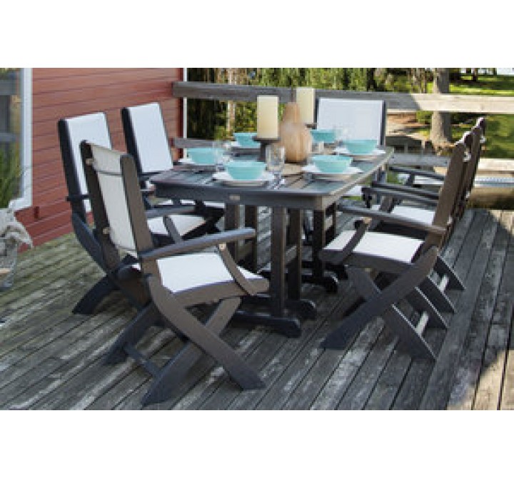 Poly-Wood Coastal 7-Piece Dining Set