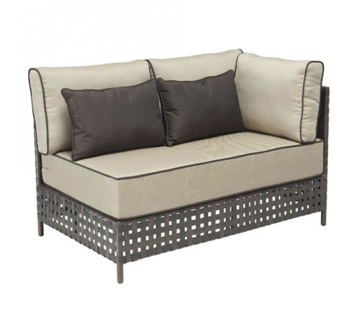 Zuo Modern Pinery Long Corner Chaise Beige