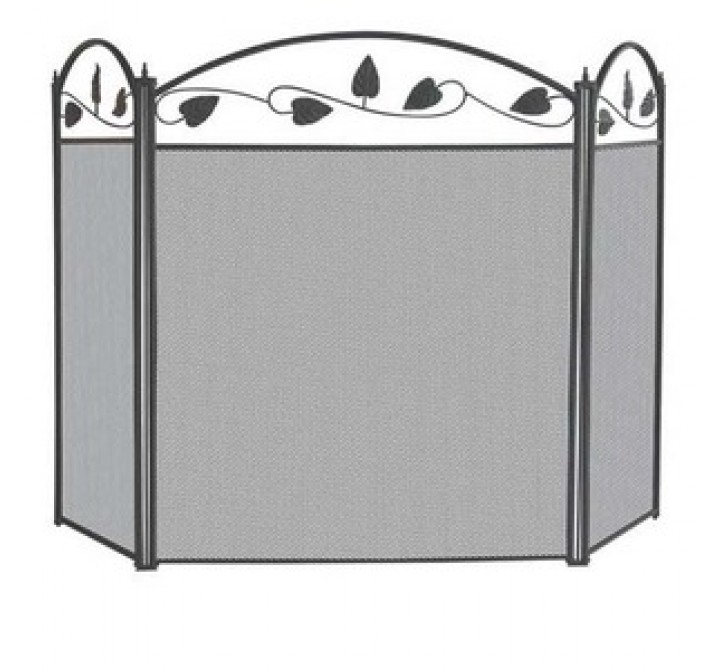 Fireside America 3 Panel Top Leaf Screen