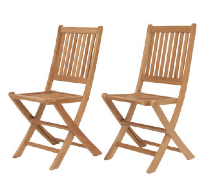 International Home Miami Amazonia Teak London Teak Folding Chair