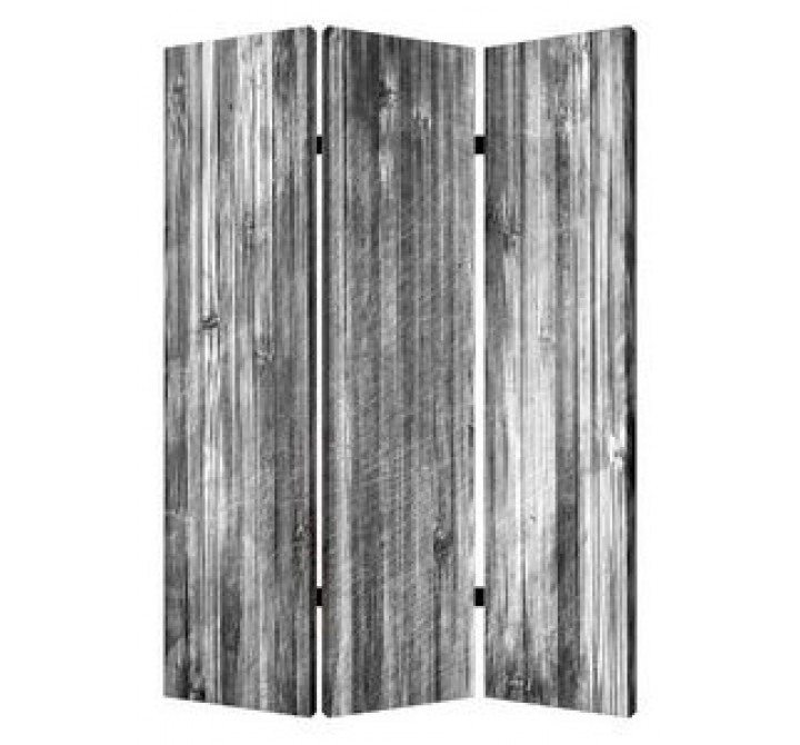 Screen Gems Distressed Wood Canvas Screen