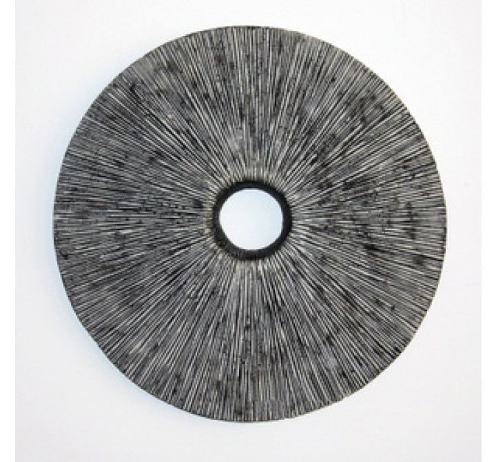 Screen Gems Sandstone Ribbed 30" Round Wall Decor - Set of 2