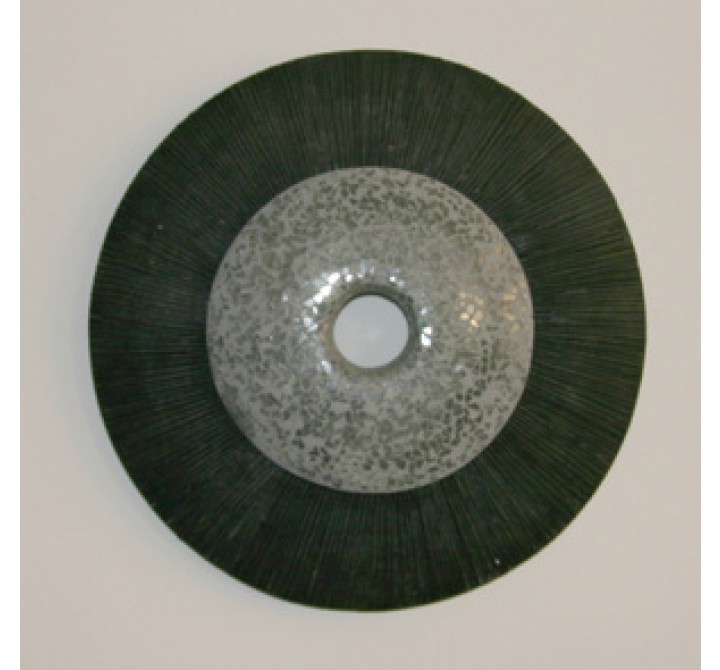 Screen Gems Sandstone Fine Polished Wall Decor Double Layer w/ Glass Pieces - Set of 2