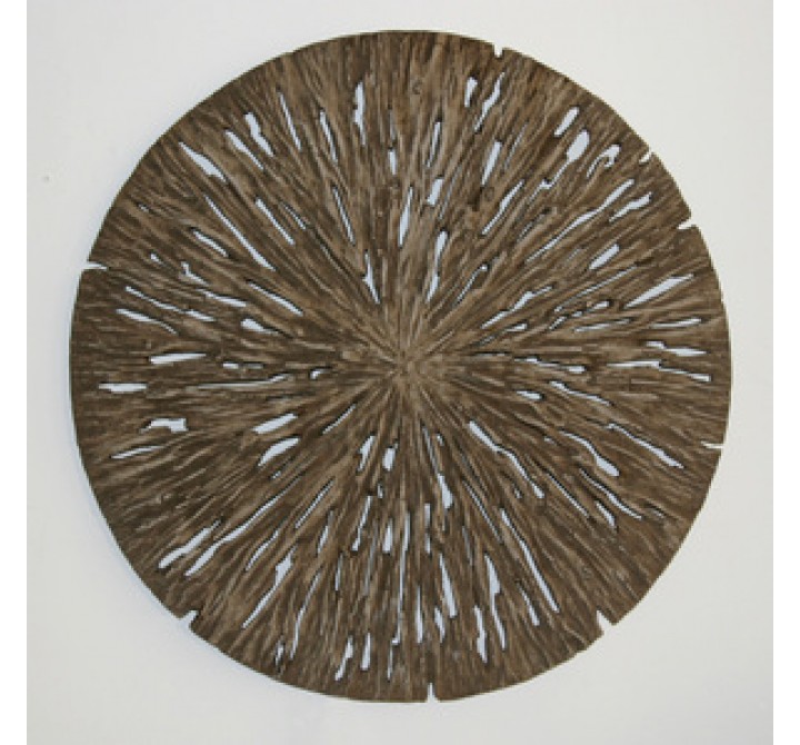 Screen Gems 28" Round Rotten Wood Wall Art - Set of 2