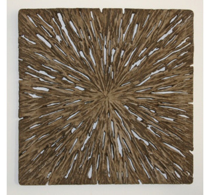 Screen Gems Square Rotten Wood Wall Art - Set of 2