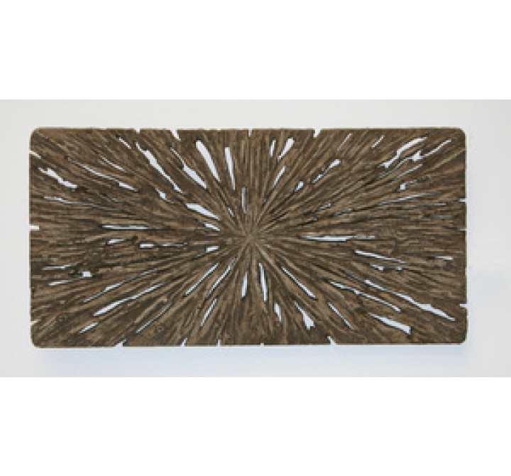 Screen Gems 20" Long Square Rotten Wood Wall Art - Set of 2