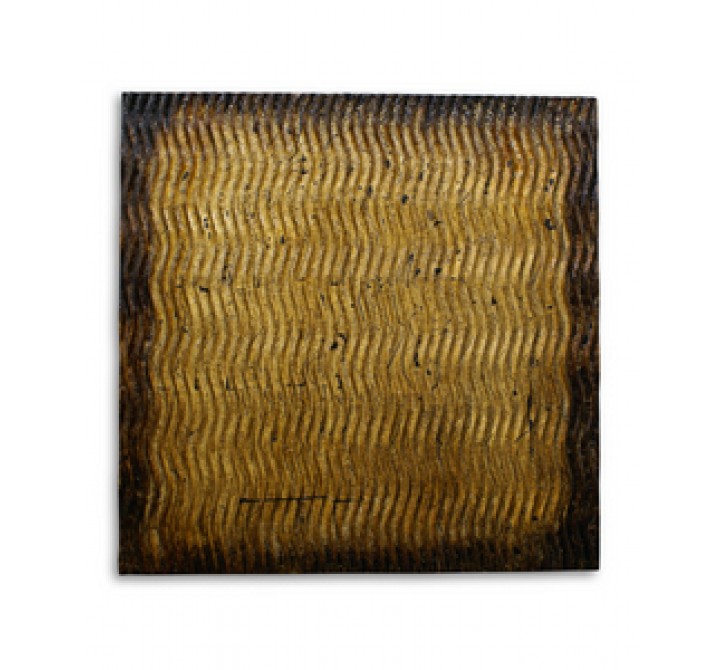 Screen Gems Metallic Ridge Gold-Brown Wall Art