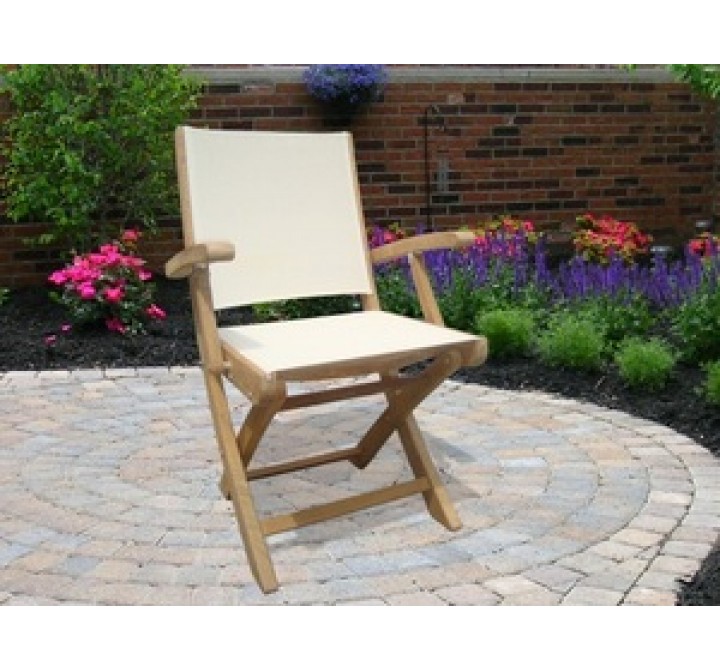 Royal Teak SailMate Folding Arm Chair