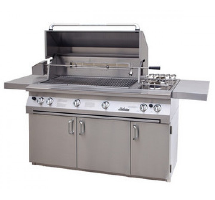 Solaire 56" InfraVection Standard Cart Grill with Rotiss