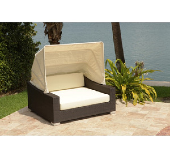 Source Outdoor King Day Bed with Canopy